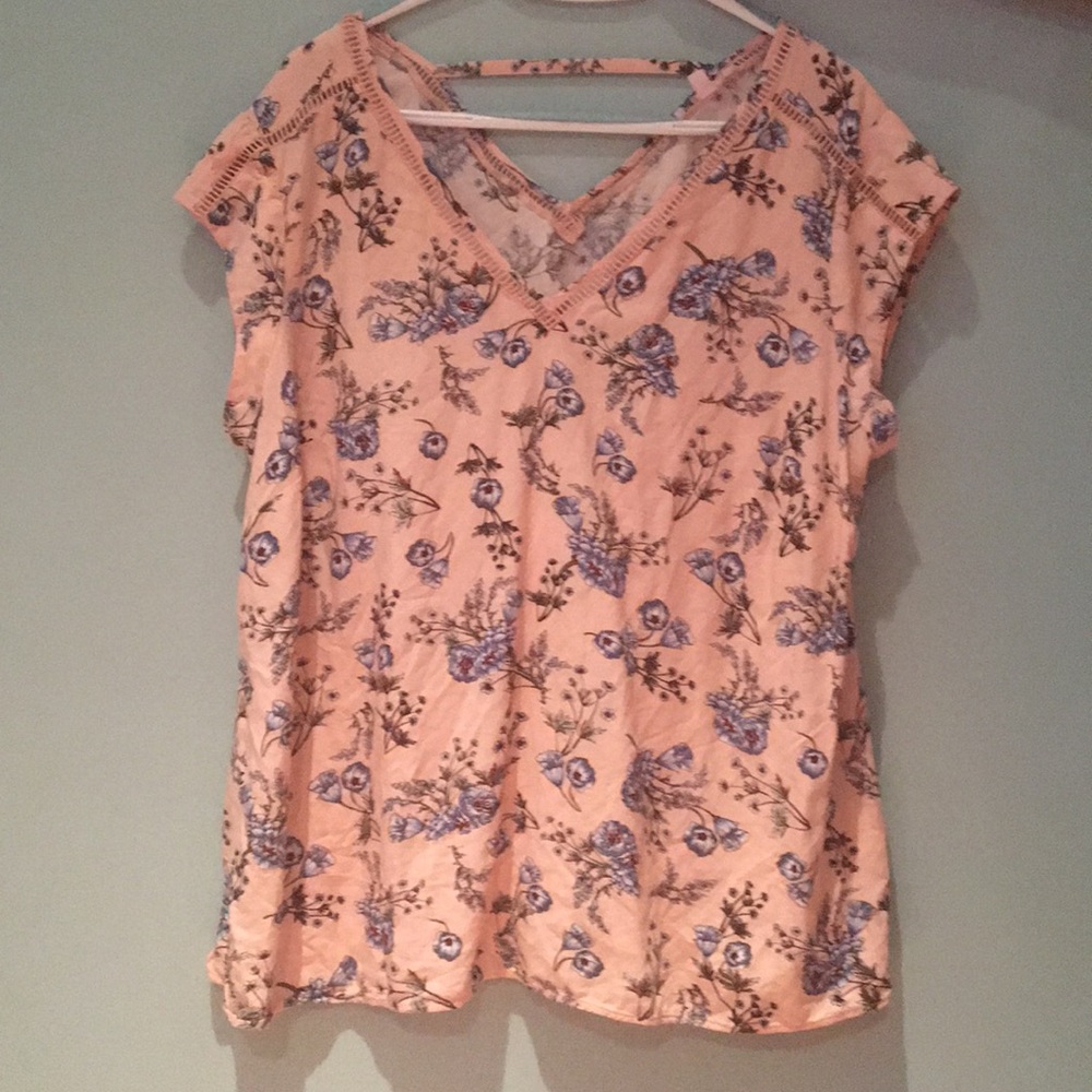 Daniel Rainn embroidered floral print blouse